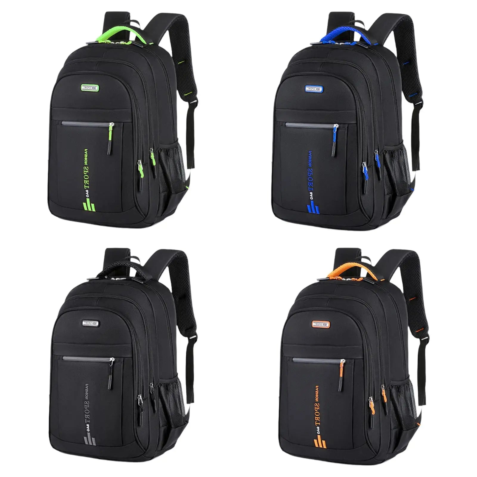 Laptop Backpack Nylon Lightweight Multifunctional Waterproof Rucksack for Overnight Travel Outdoor Sports Weekender Hiking