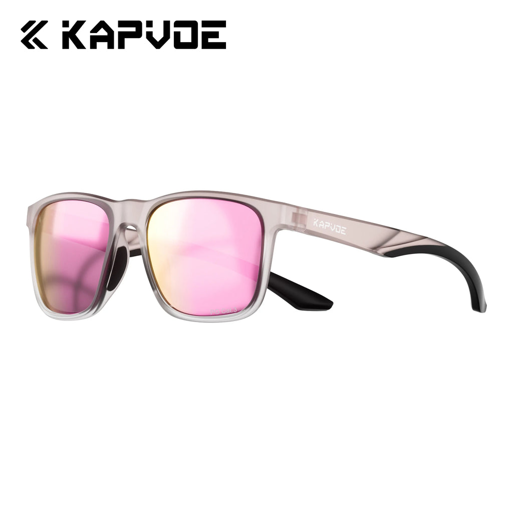 KAPVOE HD UV400 Polarized Sports Sunglasses Outdoor Sun Protection Eyewear Cycling Fishing Driving and Casual Stylish Sunglasses