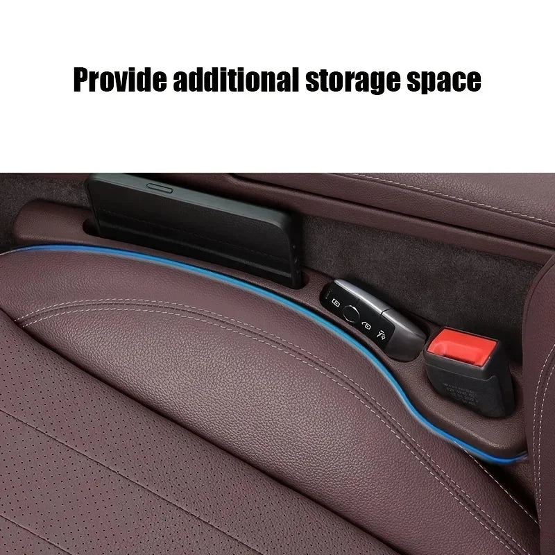 2pcs Car Seat Gap Filler Side Seam Plug Strip Styling Seat Gap Anti-drop Filling Strip Portable Interior Decor Auto Accsesoriers