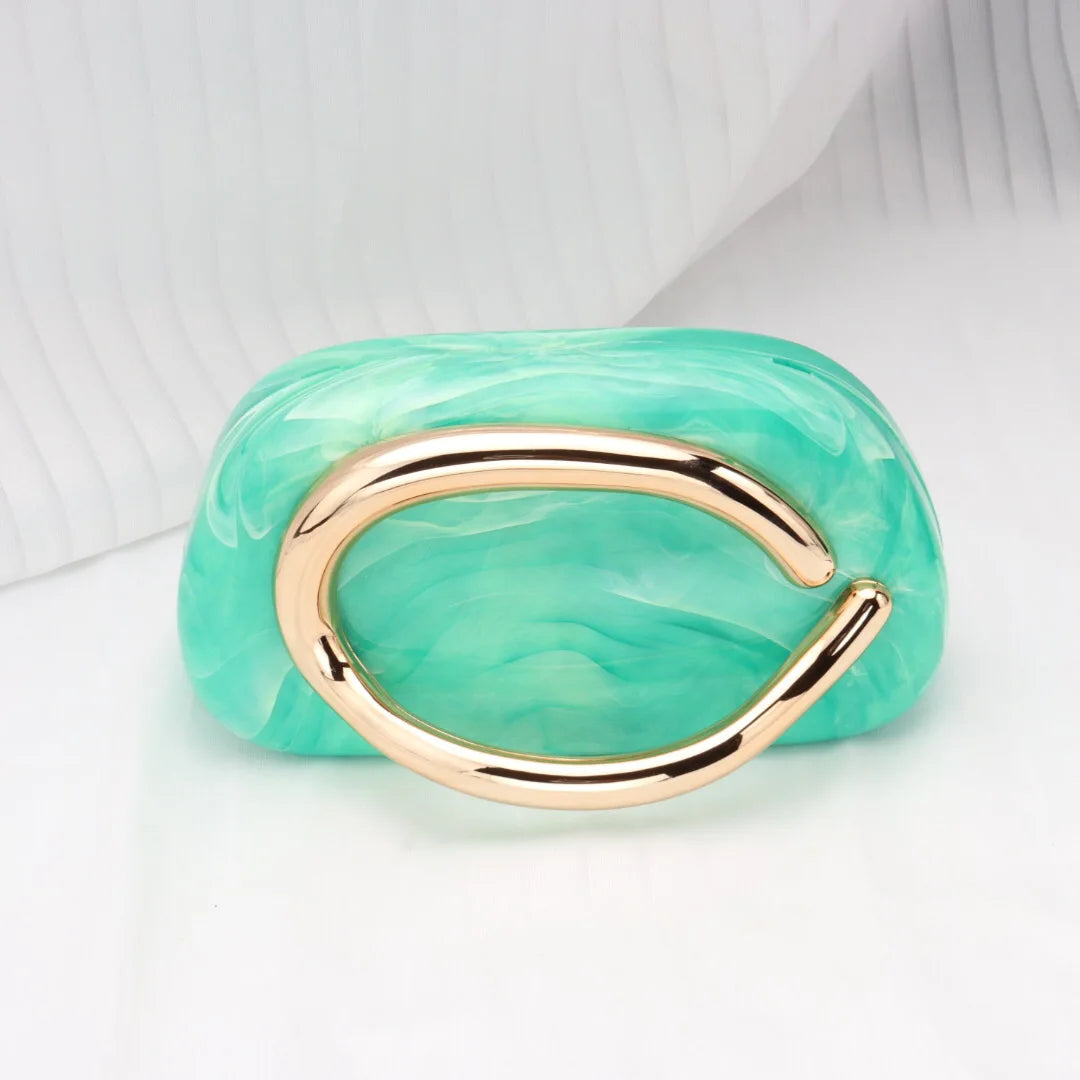 New Brand Designer Handmade Gold Closure Box Clutch Bag Women Evening Wedding Mini Female Wallets Party Cute Purse Bag Handbag