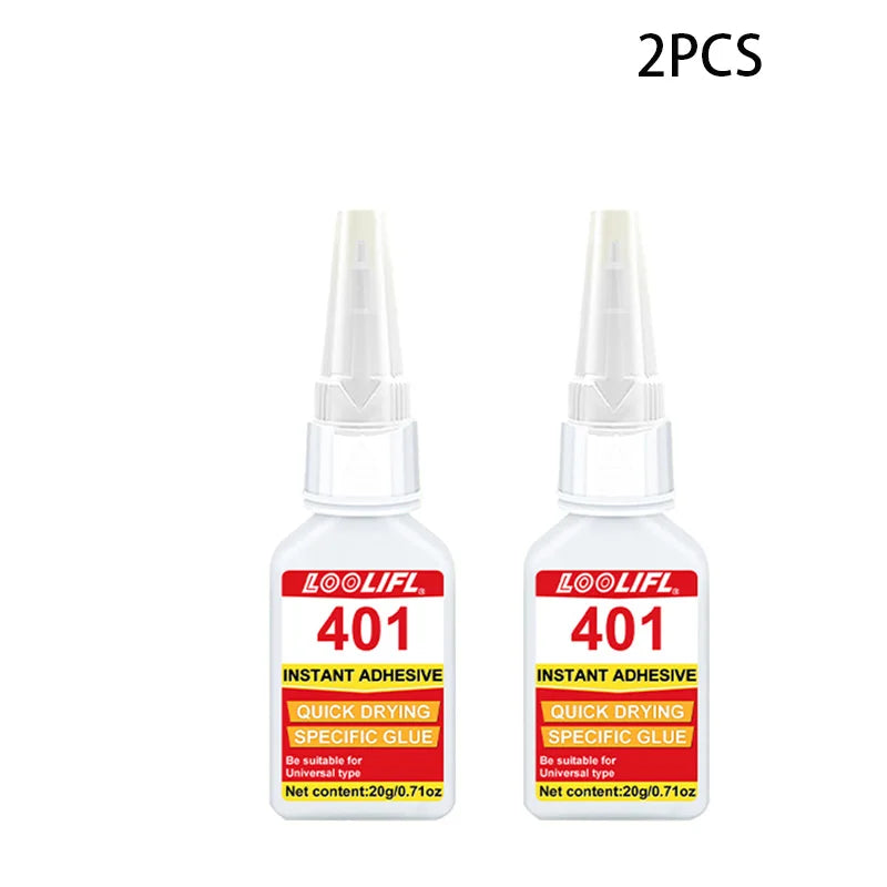 20ml 401 Super Glue for DIY Art Craft Jewelry Handmade Projects Instant Strong Adhesive Quick Dry Multi-Purpose