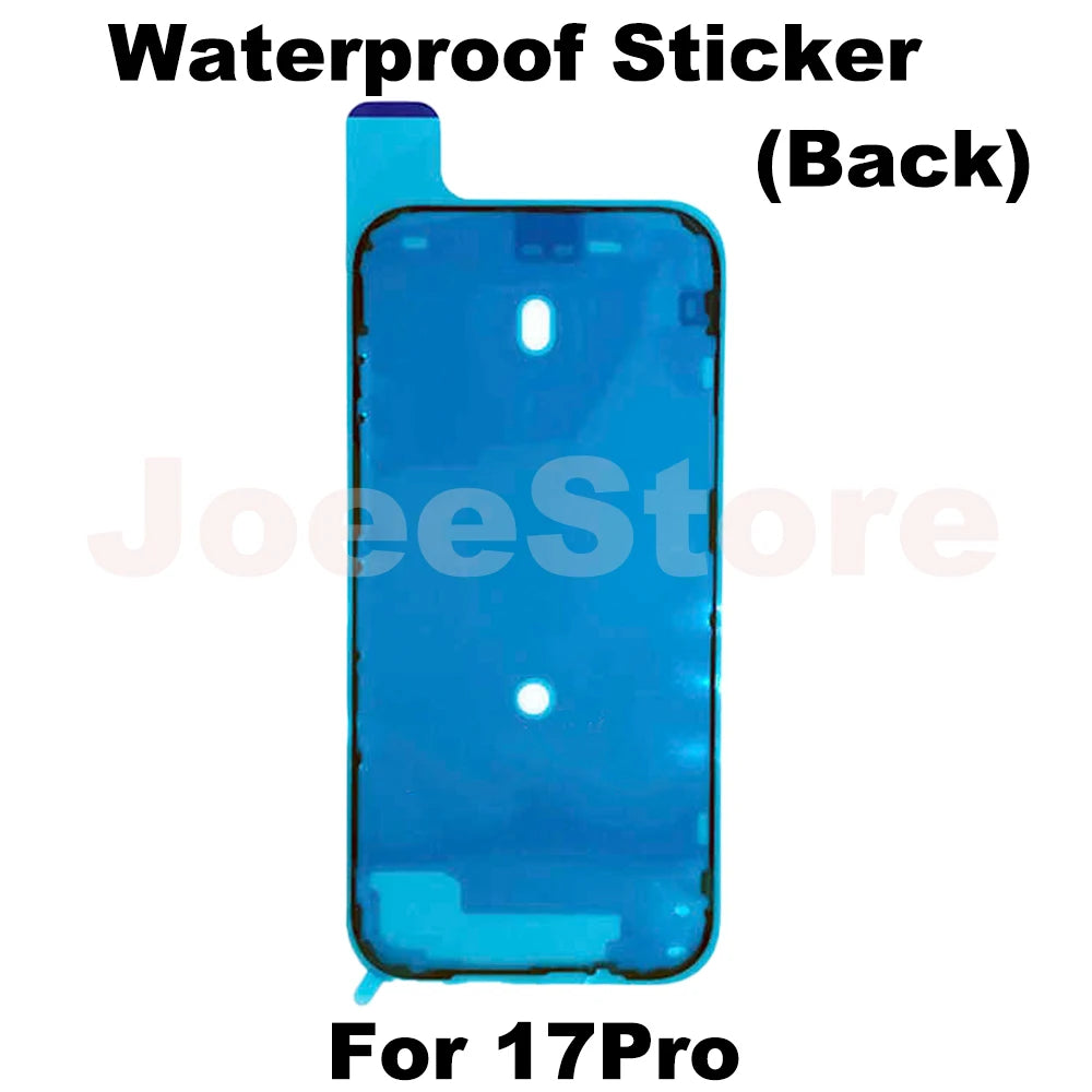 5pcs Waterproof Sticker for iPhone 17 17Pro 17ProMax 17Air Back Adhesive 3M Seal LCD Display Screen Frame Tape Glue Sticker Part