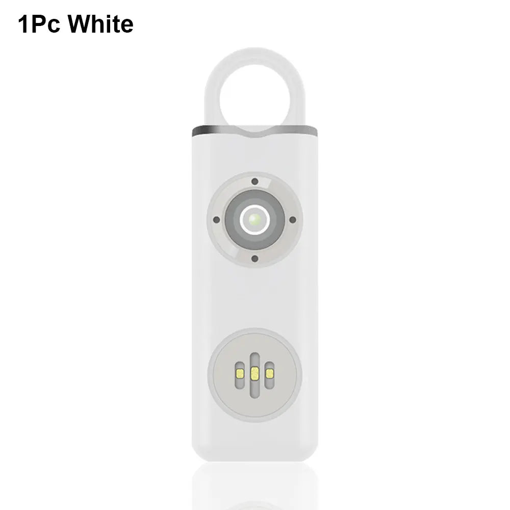 Awapow Personal Defense Alarm 130dB With LED Light Rechargeable Self Defense Woman Safety Alarm Key Chain Emergency Anti-Attack
