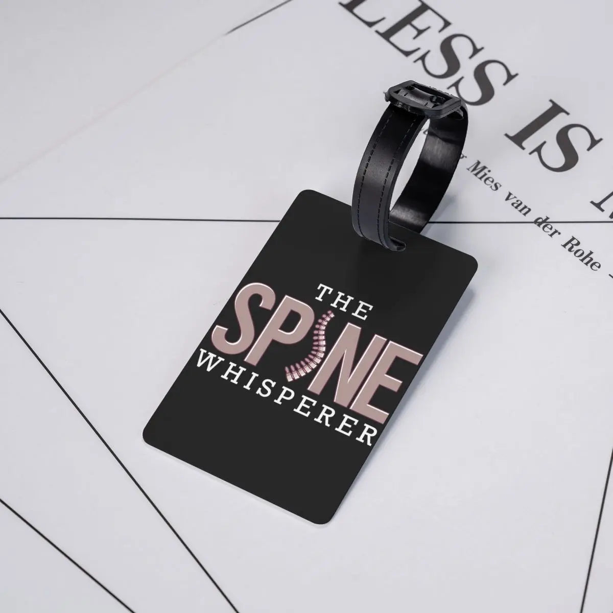 Spine Whisperer Luggage Tags Suitcase Accessories Travel Baggage Boarding Tag Label Holder ID Name Address