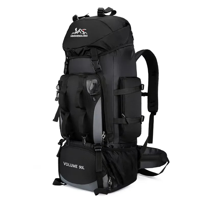 90L Waterproof Hiking Backpack Camping Rucksack Large Capacity Travel Outdoor Sports Bag for Trekking Backpacking and Adventure