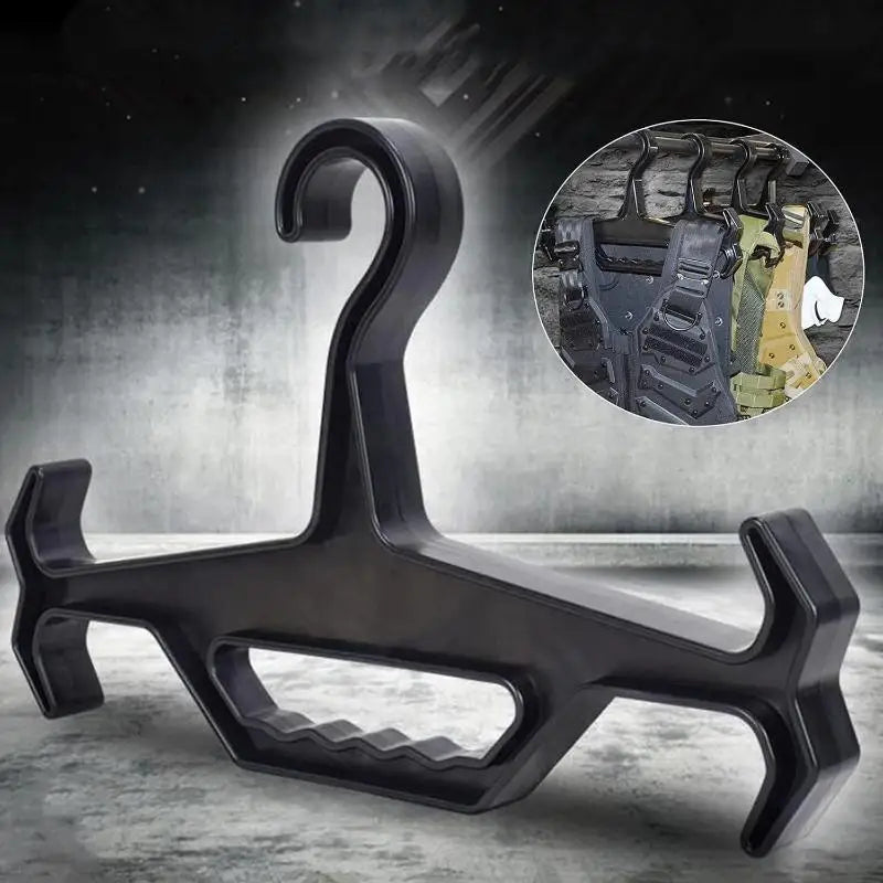 Large Capacity Heavy Duty Hanger For Tactical Vest 360 Rotate Plastic Rack For Hunting Diving Suits And  Kits