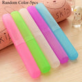 5pcs Portable Travel Toothbrush Storage Box Hiking Camping Toothbrush Holder Case Box Tube Cover Toothbrush Protect Holder Case