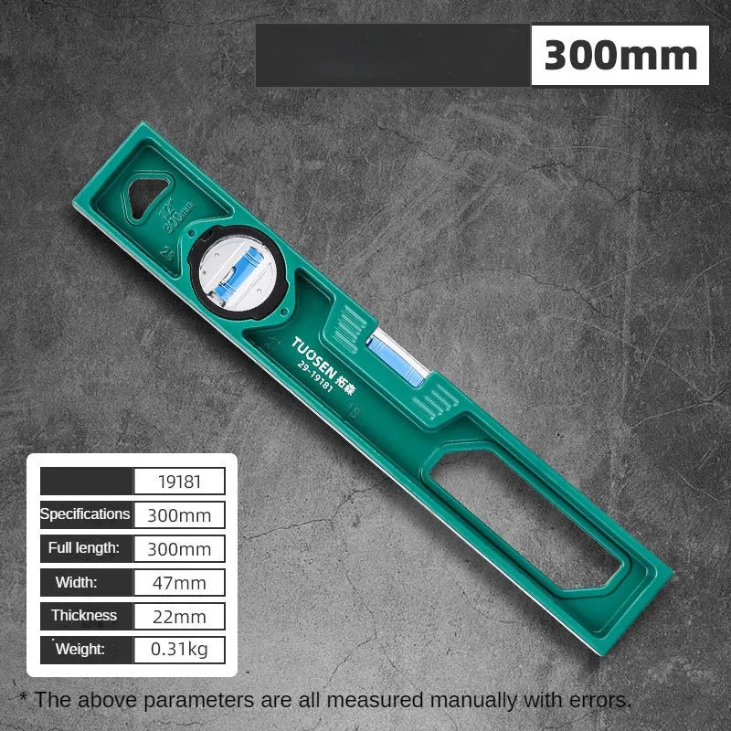 High Precision Solid Cast Aluminum Level Gauge Bubble Level Sensor Multi-Function Anti Falling Strong Magnetic Level Gauge
