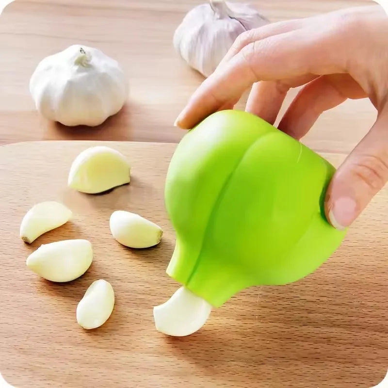Silicone Garlic Peeler Suitable for Kitchen Food Garlic Peeling Tool Simple Convenient Quick Easy To Peel Clean Kitchen Gadgets