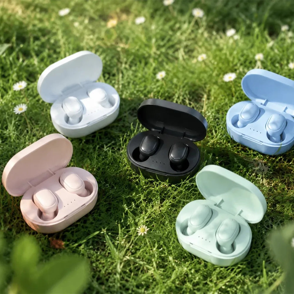 Mini Earphones Wireless Bluetooth 5.3 Earbuds In-Ear Music Sports Headset For Smart Phone Headphone With Mic
