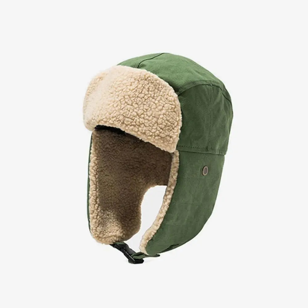 Casual Windproof Winter Bomber Hats Thickened Warm Accessories Warm Snow Cap Ear Protection Winter Ski Caps for Men Women