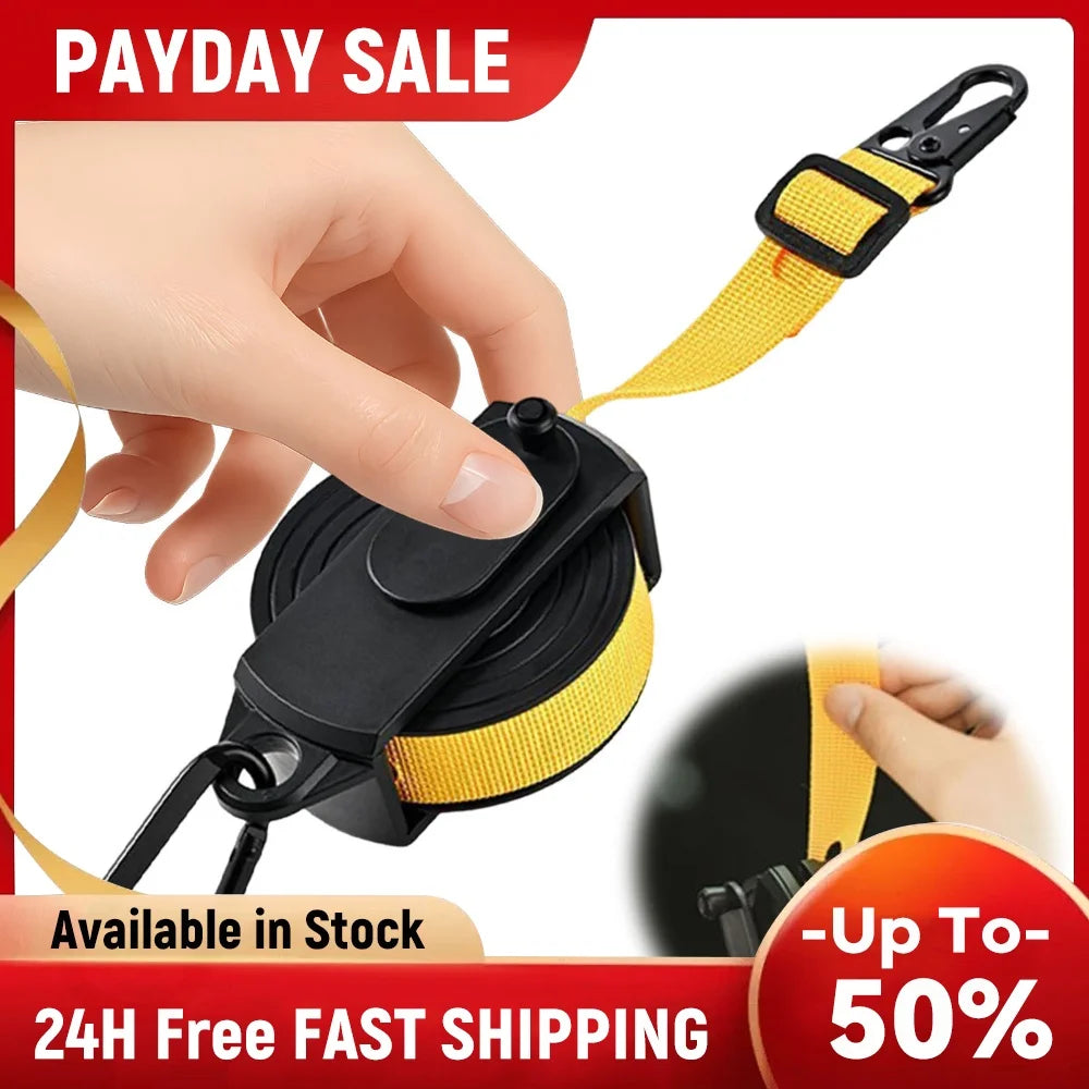 Retractable Clothesline 3.6M Long with Hole Portable Heavy Duty Washing Line for Hanging Plants Grow Light Tents Various Uses