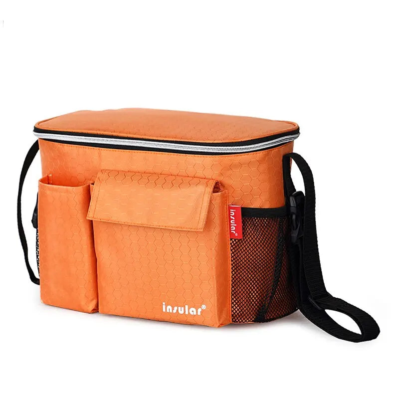 Fashion Cart Hanging Stroller Bag Thermal Insulation Mommy Bags Baby Diaper Bags Waterproof Changing Bag