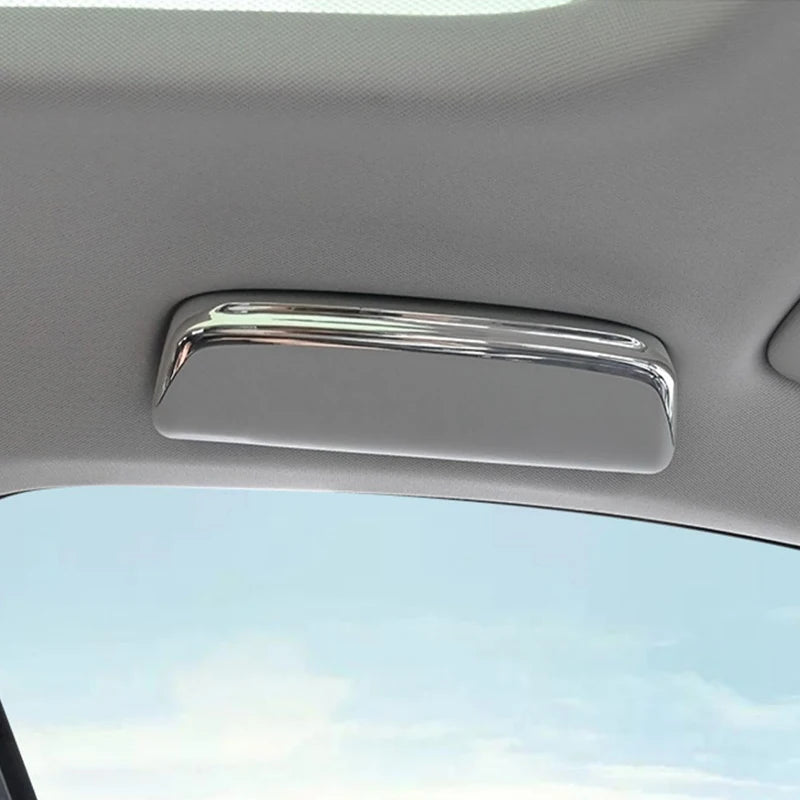 Sunglasses Holder For Audi Q4 E-tron Roof Handle Armrests Glasses Case Car Storage Organize Box Interior Styling Accessories