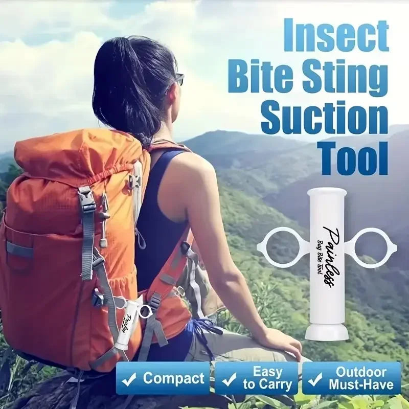 Suction Tool Mosquito Poison Remover Vacuum Venom Extractor Outdoor Emergency Survival Kit Pest Repeller Insect Bite Rescate