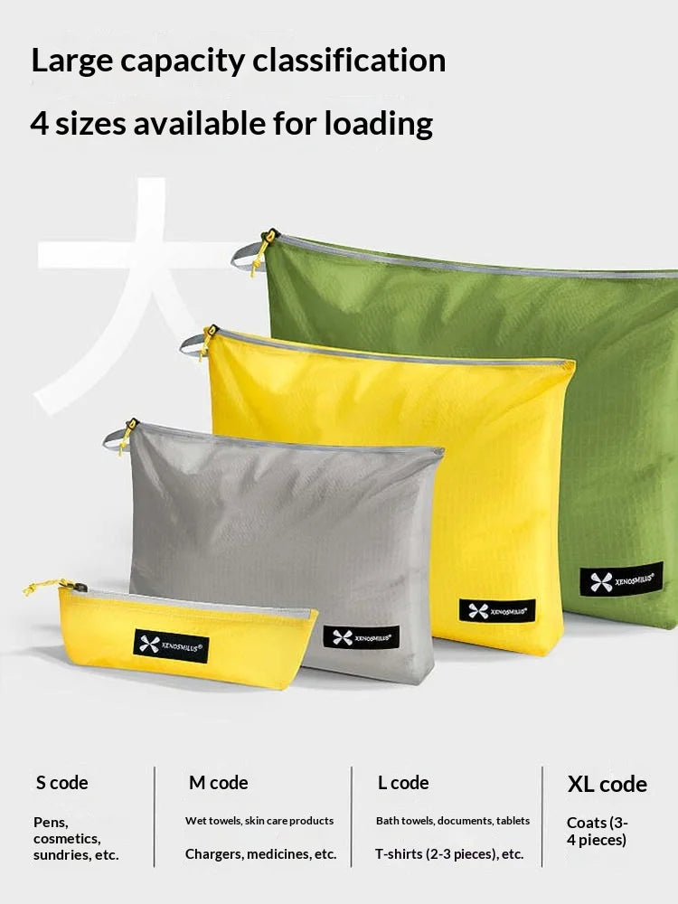 Ultra Light Travel Outdoor Storage Bag, Portable ID Storage Bag, Toileting Card Bag, Sub Packaging Miscellaneous Bag Stuff Sack
