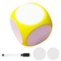 New DIY Blank Dice Erasable Foam Blank Game Cubes Dry Erase Block Writable Playing Dice Kids Educational Toy Classroom Teaching