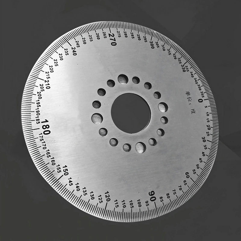 DIY Diameter 70/100mm Dial Scale Identification Dial Degree Graduated Circle Disk Protractor For Machine Measurement Tools