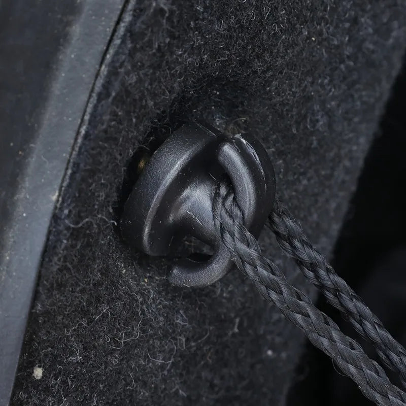 Car Mesh Pocket Hooks Seat Mesh Buckle Hanger Car Interior Trunk Screw Fixing Hook Ring Storage Mesh Pocket Mount Clip Universal