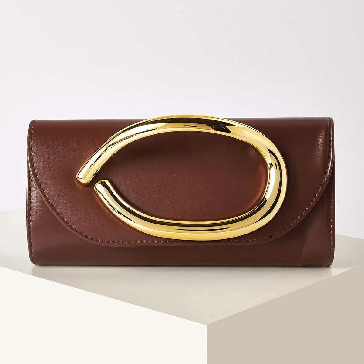 Women's Evening Bag Pu Synthetic Leather Lightweight Women's Clutch Bag Makeup Bag Wallet Business Commuting Prom Wedding Party Holiday Party