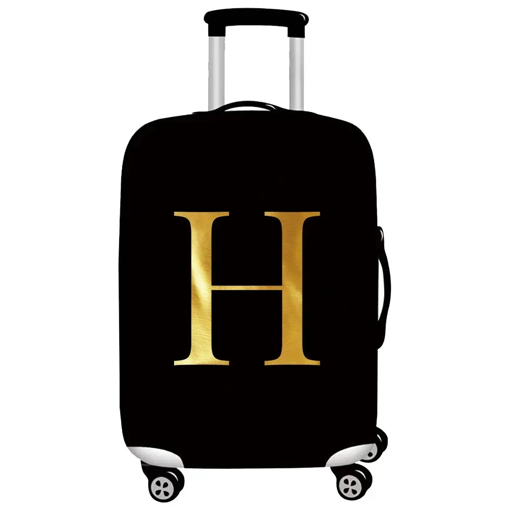 Luggage Protective Cover Thick Elastic Luggage Protective Covers Dust Cover Anti-Scratch Protective Suitcase Cover Letter Series