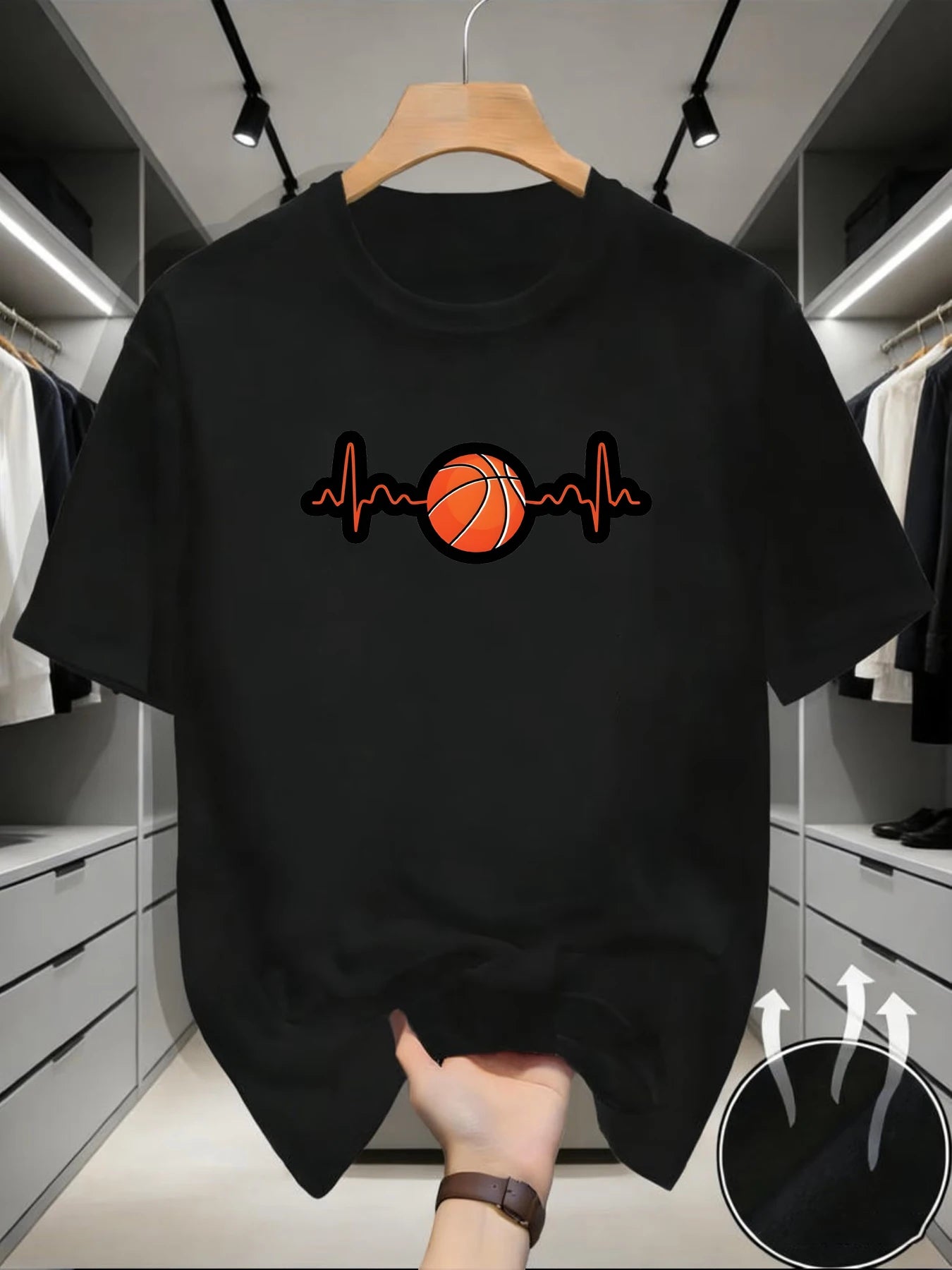 Spring/Summer Thin Top print Quick Dry Short Sleeve Breathable Fitness Sports T-shirt round neck short sleeved T-shirt top ﻿