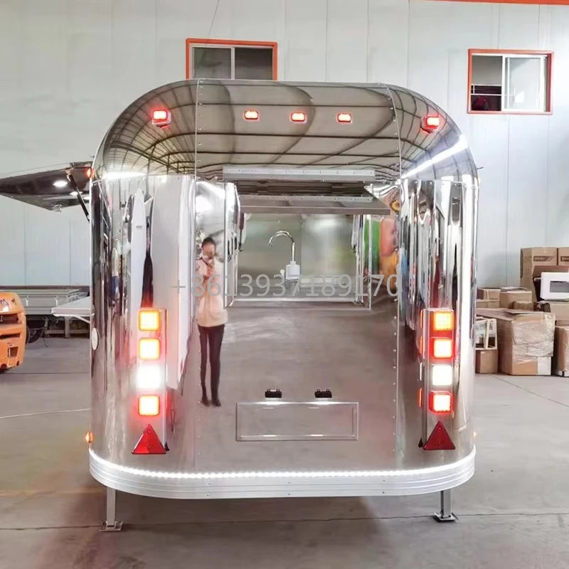 Small Mobile Electric Snack Machines Fast Food Container Trucks Truck Trailer with Full Kitchen for Food Shop Sale in Usa