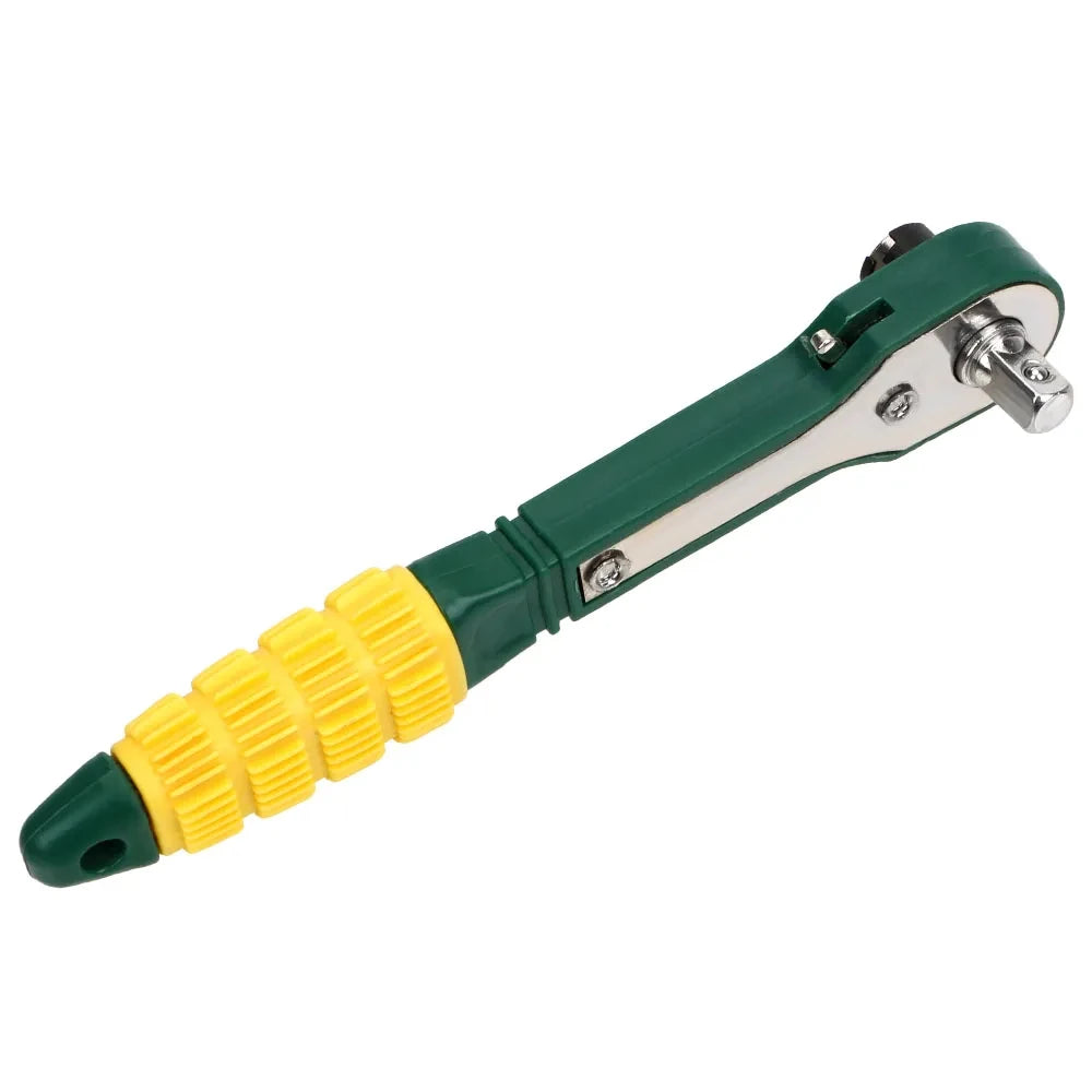 Mini ratchet wrench Screwdriver High Torque Adjustable Fast Ratchet Wrench Mini 1/4 Screwdriver Rod Quick Socket Wrench Tools