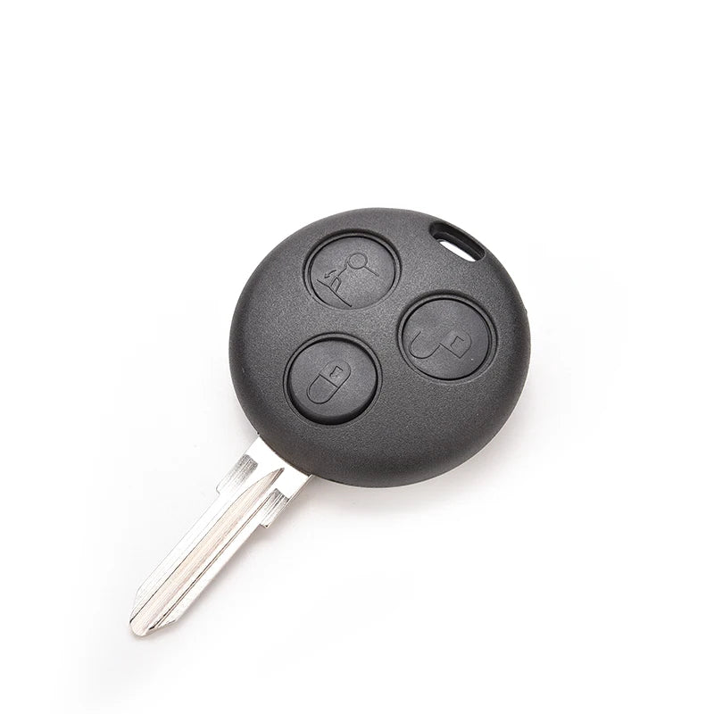 3 Button Remote Car Key Case Uncut Blade Car Key Shell Flip Fob For Mercedes Benz Smart Car ForTwo 450 Entry Case