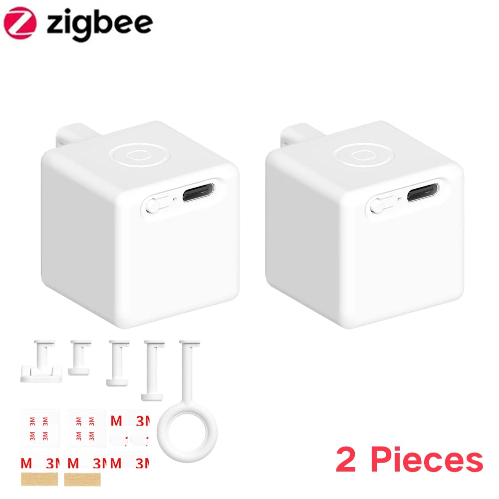 Tuya Smart Touch Finger Robot ZigBee 3.0 Chargeable Switch Button  Pusher Bot Remote Control App Support Alexa Google Home Alice