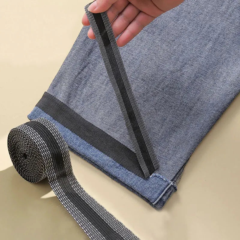 1-5M Self-Adhesive Pant Paste Tape Iron-on Hem Tape Trousers Leg Edge Shorten Sewing Tool DIY Sewing Fabric Clothing Accessories