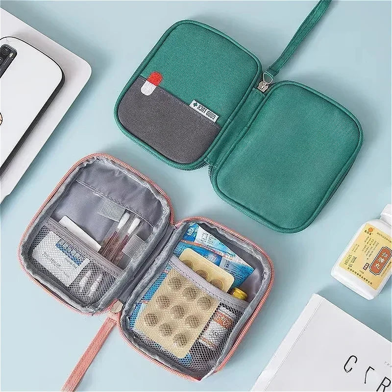 Portable Storage Bag First Aid Emergency Medicine Bag Outdoor Pill Survival Organizer Emergency Kits Package Travel Accessories