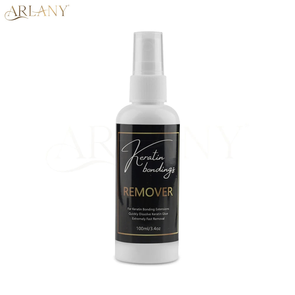 ARLANY Keratin Bonding Glue Remover Protein Glue Bond Remover for K Tip Pre-bonded Extensions Hot Melt Glue Remover Fast Remover