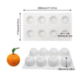 1pcs Pineapple Pear Peach Fruit Series Cake Silicone Mold Mango Orange Baking Mousse Mould Strawberry French Dessert Mousse Mold