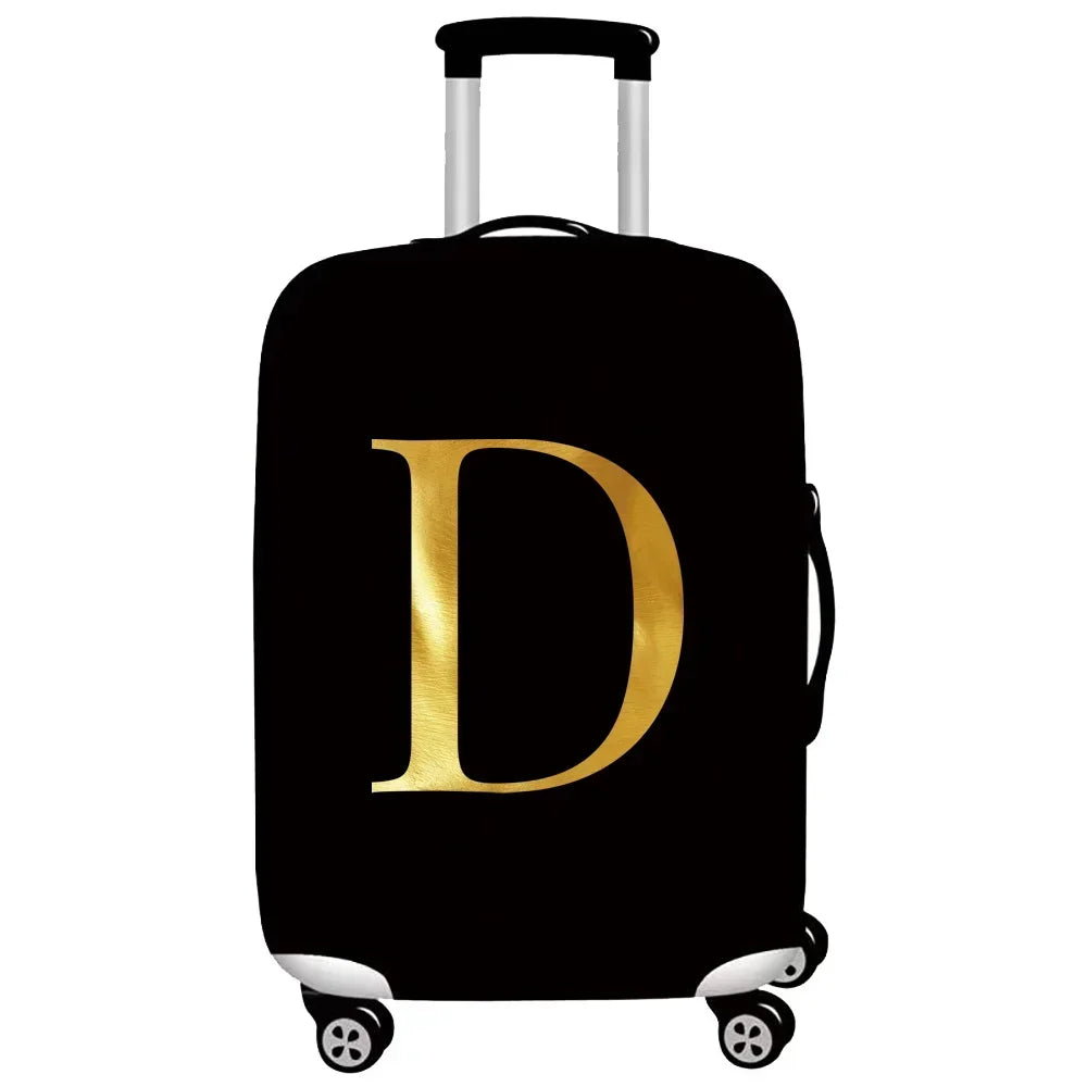 Luggage Protective Cover Thick Elastic Luggage Protective Covers Dust Cover Anti-Scratch Protective Suitcase Cover Letter Series
