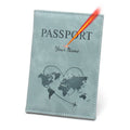 Lovely Map Passport Cover Fashion Travel Wallet  Document Orginizer Passeport Personnalisé Name on Passport Protective