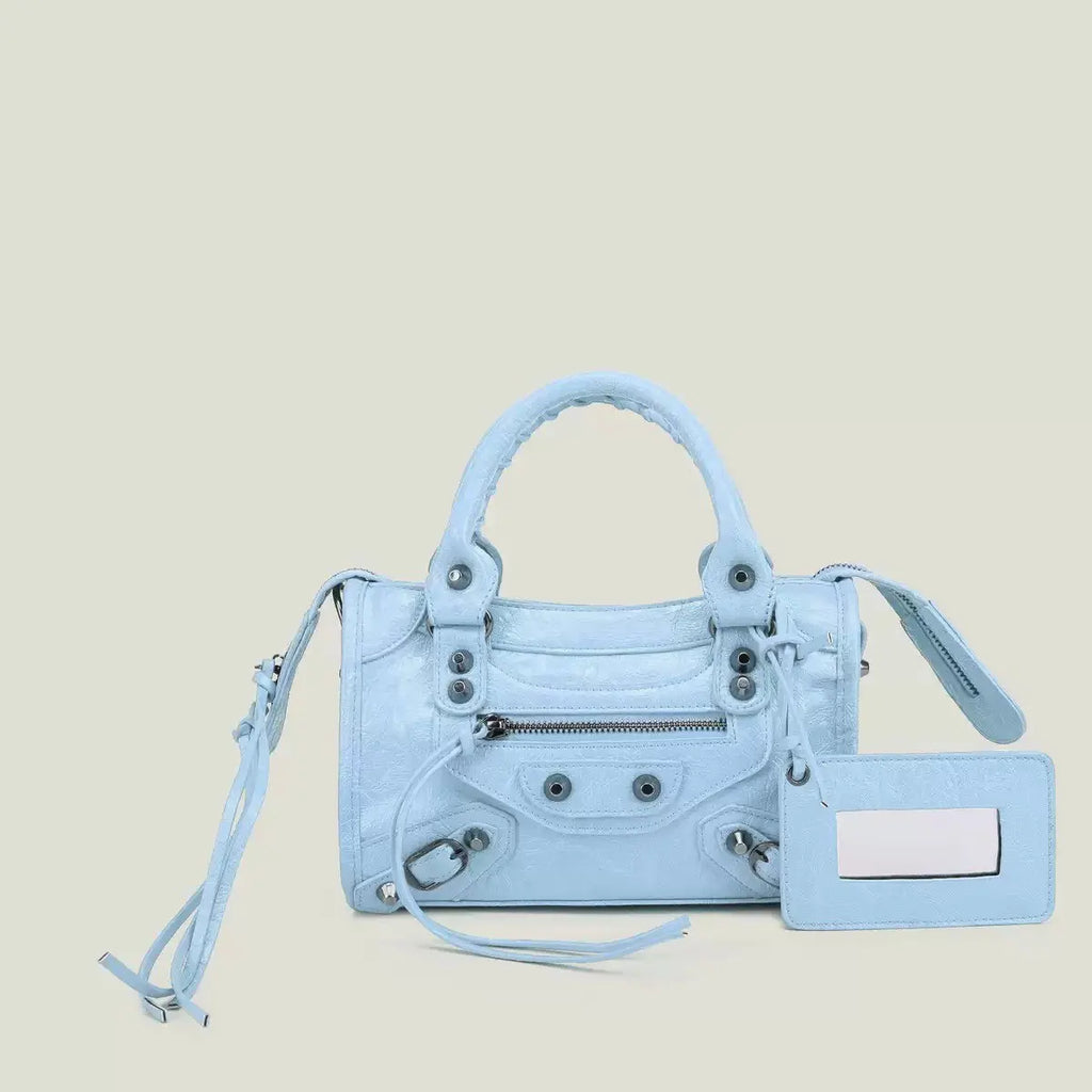 New Handbags European 2026 Tendency Fashion Motorcycle Women Bag Textured Niche Design Stylish Shoulder Crossbody Bag for Women