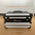 Aluminum Alloy Tool Box Portable Multi-functional Hard Case Organizer Tool Storage Case Household Hardware Equipment Toolbox
