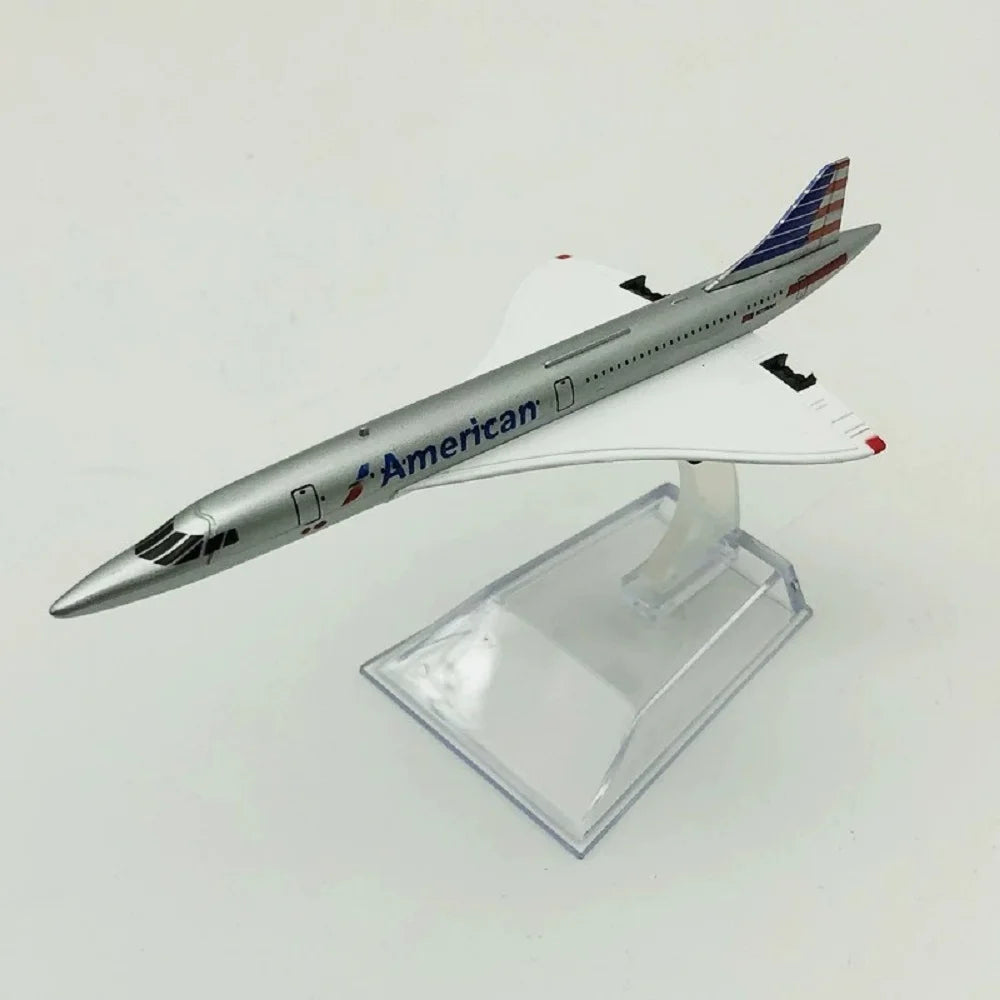 scale aircraft 16cm Concorde Model Toy plane Alloy Metal Diecast Airplane Air Franch/British Airways United States Concorde plan