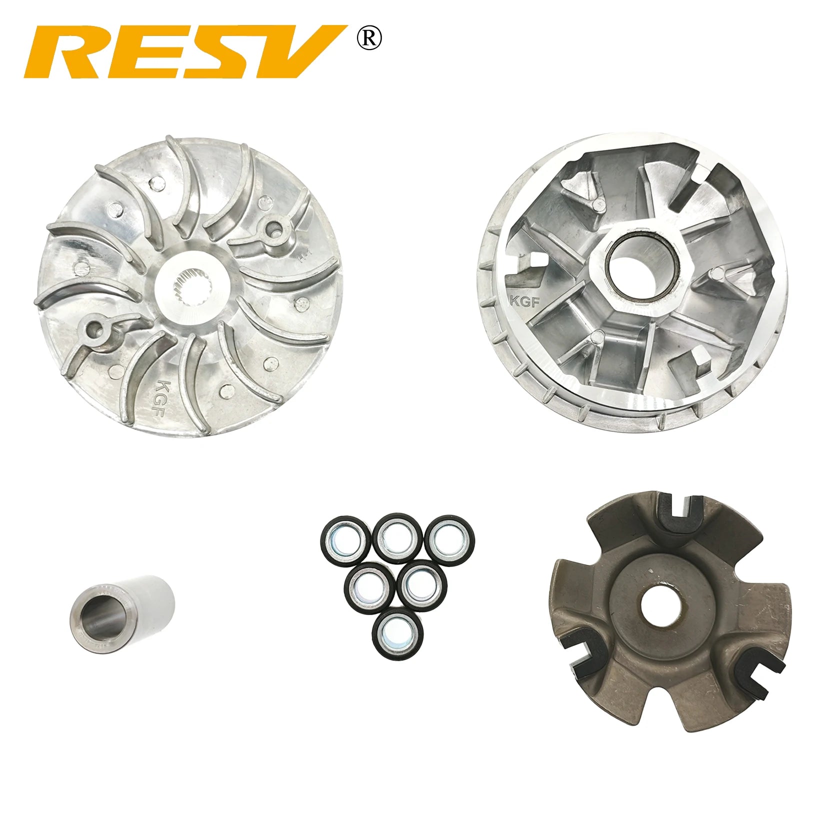 RESV for Honda SH125 SES PES NES FES 125/150 S-Wing Phanteon150 Dylan 125cc 150cc 22102-KGF-910 Variator Drive Face Pulley Assy.
