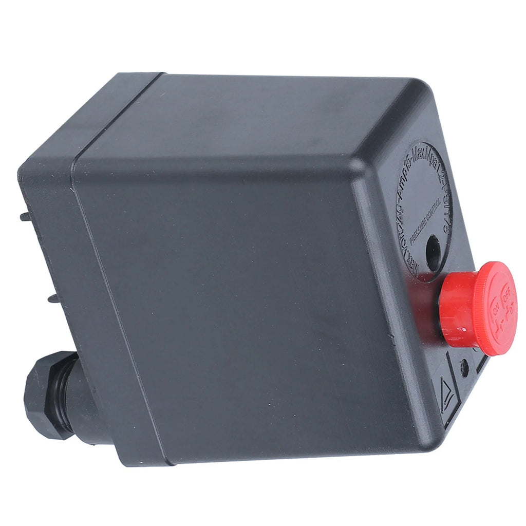 Air Compressor Pressure Switch Mechanical Pressure Control  Single Hole 0.5‑1.2MPa 220V G1/4" Manual Regulator Valve