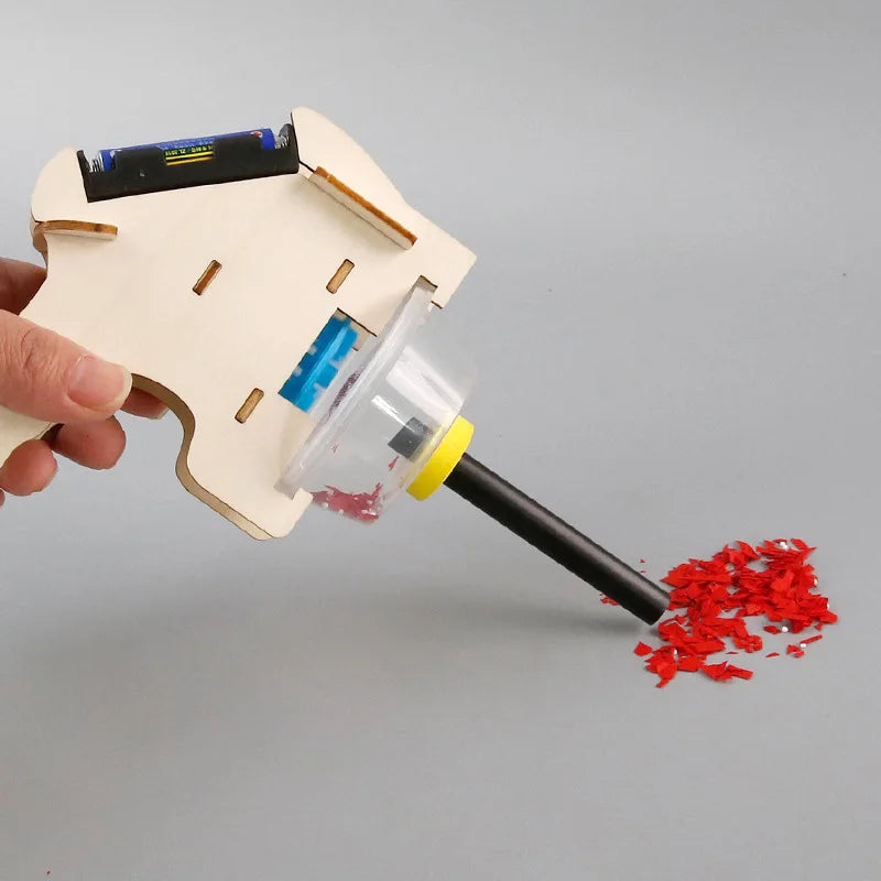 Science Education DIY Assembly Vacuum Cleaner Toy Kids STEM Science And Technology Small Production Puzzle Handmade Material Kit