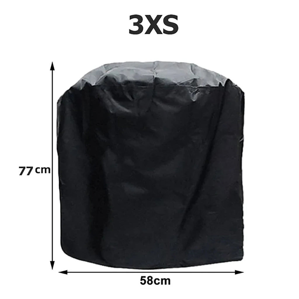 Large Grill Cover, Heat Resistant Black, Heavy Duty Grill Cover for Gas Grill, BBQ Accessories