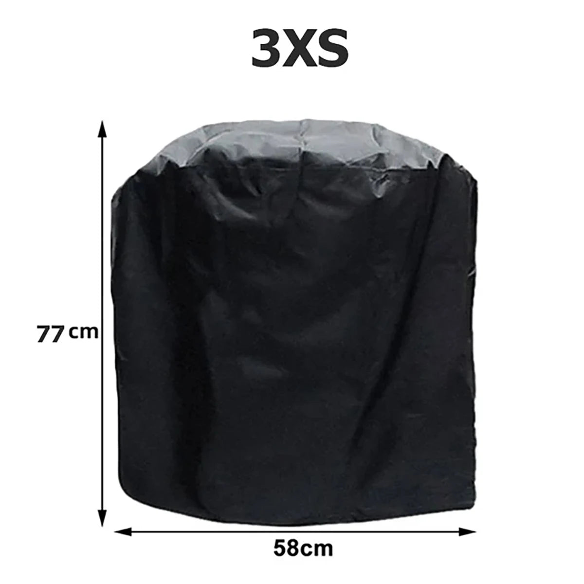 Large Grill Cover, Heat Resistant Black, Heavy Duty Grill Cover for Gas Grill, BBQ Accessories
