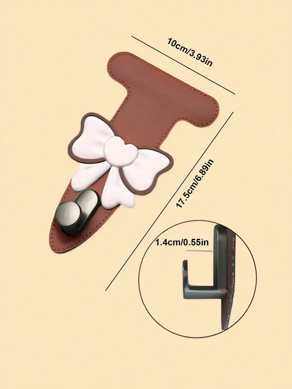 Butterfly-Style Car Hook: A Foldable In-Car Storage Helper with Both Aesthetics and Practicality