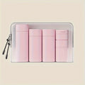 Leakproof Travel Squeeze Tubes Set Portable Multipack Empty Toiletry Bottles with Stickers Labels Reusable Container Daily Use