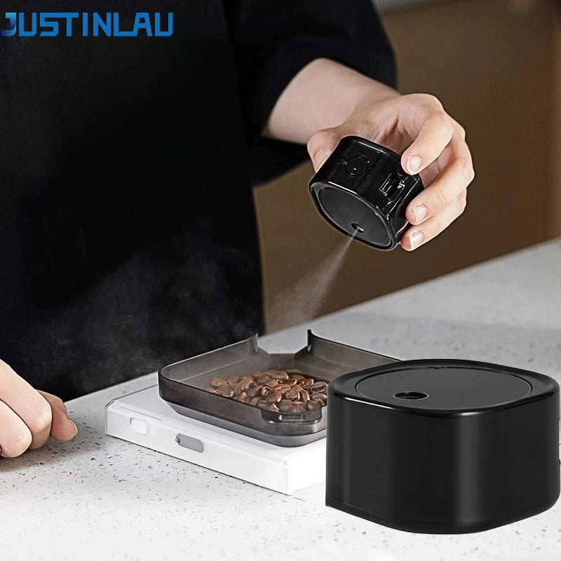 JUSTINLAU Coffee Bean Sprayer Nano Electric Anti-Static& Anti-flying Spray Bottles Magnetic Base Rechargeable Coffee Lover Gift