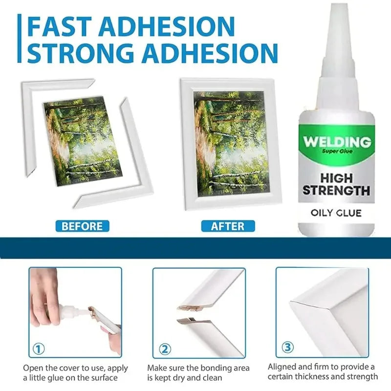 FLASH SALE   High Strength Oily Glue - Universal Superglue Mighty Instant Glue for Resin Ceramic Metal Glass