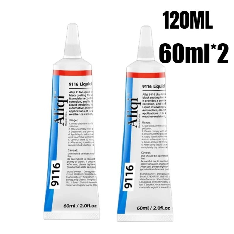 15/60ml Strong Fabric Glue Waterproof Strong Adhesive High Temp Data Cable Sealant Insulating Tape Headset Electrician Tape