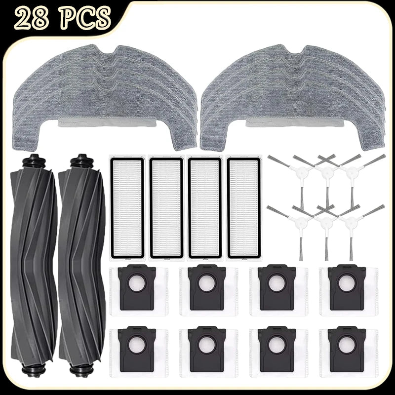 For Dreame C20 Plus/D10 Plus Gen 2/RLD32GD Robot Vacuum Accessories Main Side Brush Filters Mop Dust Bag Replacement Parts